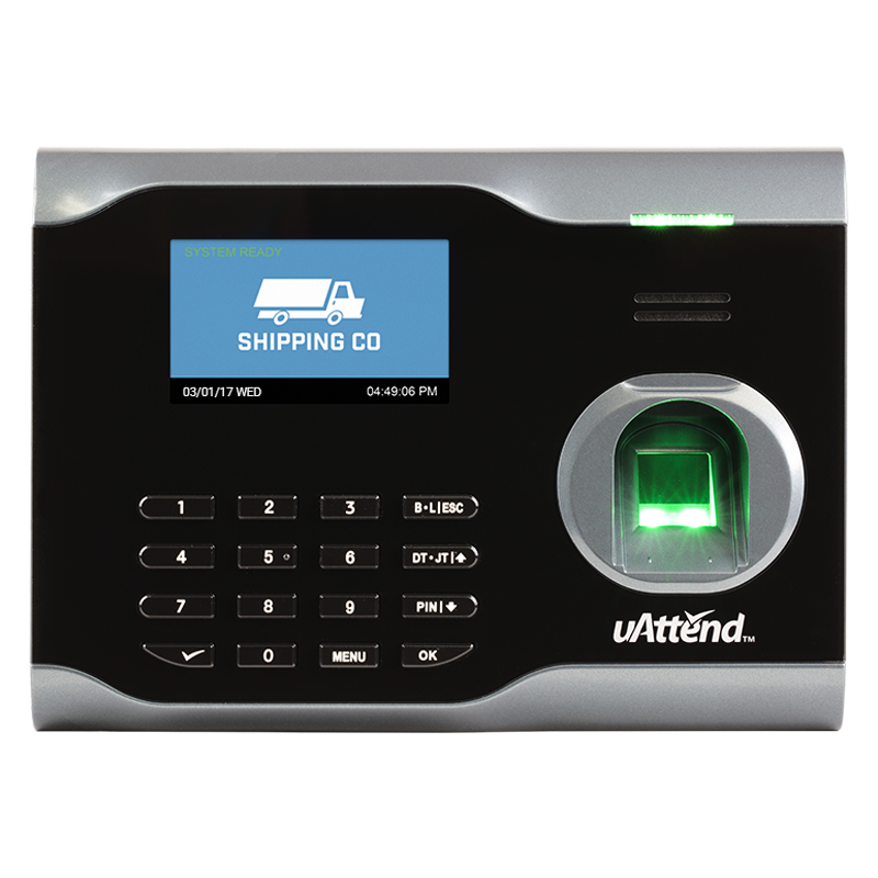 uAttend Biometric Fingerprint LAN Time Clock Time Clock Market