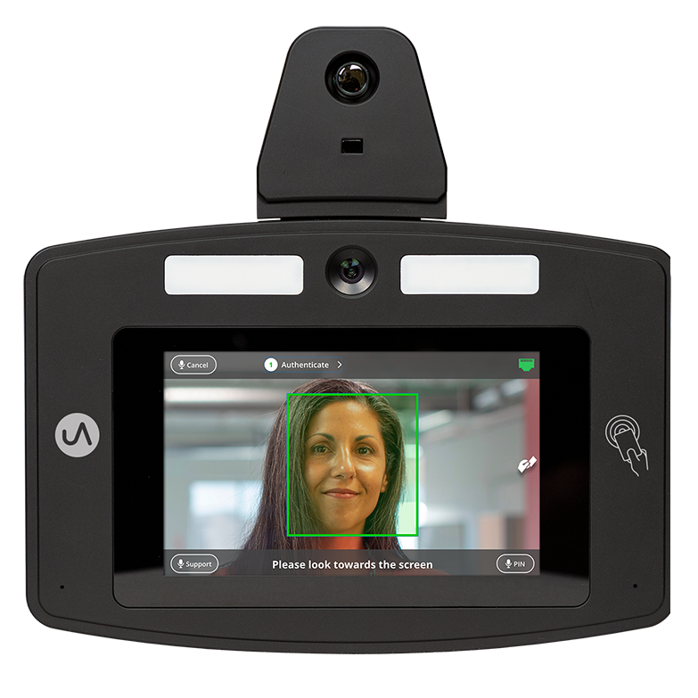 DR2500 TouchFree Voice Control and Facial Recognition Time Clock with